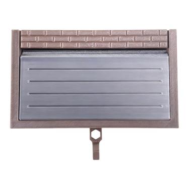 Imagem de Ioensy Porta-chaves de parede divertido em miniatura para garagem, suporte para chaves para entrada, cabide para chaves de escritório e cozinha, Café Prata