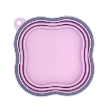 Imagem de Tigela Comedouro Life CT-313 Dobrável Portátil Para Pets, Tigela De Viagem Para Cães E Gatos, Para Ração E Água, Compacta Para Passeio, Carro, Trilhas Camping