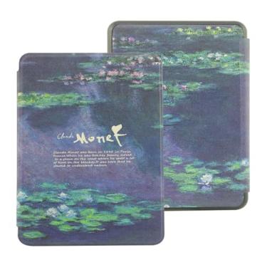 Imagem de Akacy Capa com padrão de TPU pintado para Kindle Paperwhite de 6,8 polegadas 11ª geração lançada em 2021 (Modelo: M2L3EK) com função automática de despertar/dormir/à prova d'água (15)