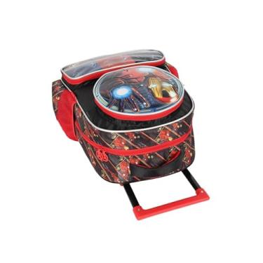 Imagem de Mochila Carrinho Luxcel Homem Ferro Vermelho Ic41632ag
