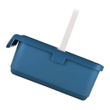 Imagem de Multipurpose Plastic Water Pail for Household Cleaning Large Rectangular Bucket with Handle for Flat Mops Thickened Design for Enhanced Capacity and Efficiency