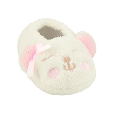 Imagem de Pimpolho Pantufa Infantil, Poliéster com Plush, Azul Claro, Super Aconchegante e Charmosa, 0 a 7 meses (Ursinha, BR, Bebê, Alfa, P, Único)