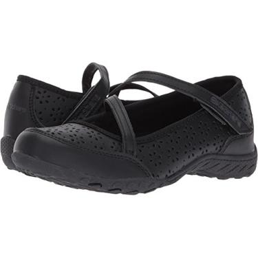 Imagem de Skechers Tênis feminino Mary Janes, Couro preto, 27