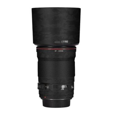 Imagem de EF 135 2 Película de lente de câmera adesivo antiarranhões para Canon EF 135 mm F2 Coat Vinil Película Protetora Decalques (Knight Black)