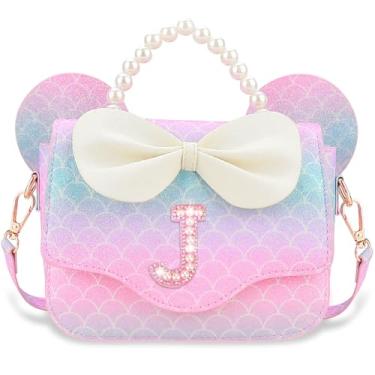 Imagem de Luchike Presentes de aniversário para meninas – Bolsa tiracolo infantil para princesas, presentes de Natal, Sereia-y