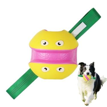 Imagem de Bola Para Cão Com Alças,Jogo Interativo - Com Alça Para Bola De Brincar Para Cães - Para Cachorros De Raças Pequenas Médias E Grandes Para Estimulação E Piscina
