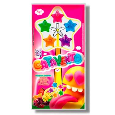 Imagem de Pirulito Catavento Estrela Sabores 12g com 1 Unidade