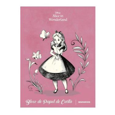 Imagem de Bloco De Carta Alice No Pais Das Maravilhas 48 Fls-animativa