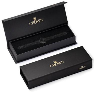 Imagem de Caneta Crown Personalizada Metal Prestige Tinteiro