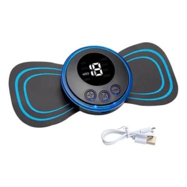 Imagem de Massageador Elétrico Portátil com Estimulação Muscular para Alívio de Dores no Pescoço e Corpo, Display Digital