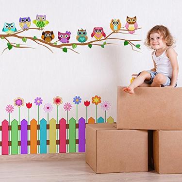 Imagem de Adesivo de Parede Jardim das Corujas (Esquerda para Direita)