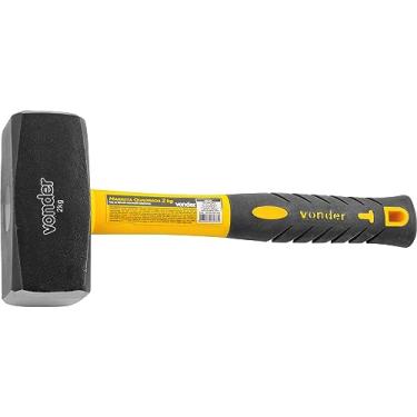 Imagem de Marreta Quadrada Com Cabo De Fibra Vonder 2 Kg