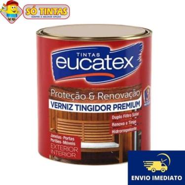 Imagem de Verniz Tingidor Imbuia Brilhante Eucatex 900ml Proteção e Renovação Us