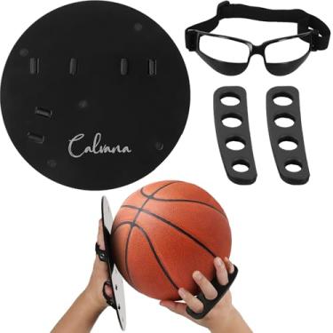 Imagem de Kit de treinamento de mão de tiro de basquete para atiradores de ambas as mãos - inclui óculos de drible - melhora a precisão do tiro e o manuseio da bola