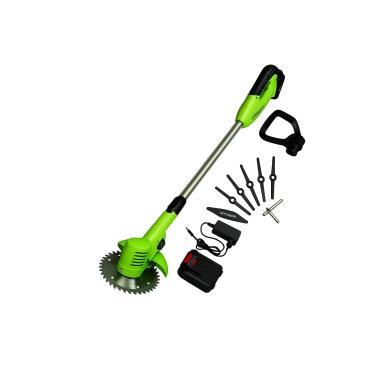 Imagem de Aparador de Grama Elétrico 1800W, Motor Potente, Corte 29cm, Fio de Nylon 1.8mm, 11200 RPM, Verde, com Bateria e Carregador