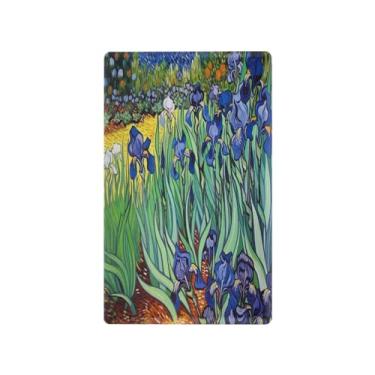 Imagem de Wassud Placa de cobertura de interruptor de luz de pintura íris, 1 capa de tomada em branco placa de parede decorativa decoração de casa sala de estar quarto