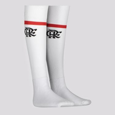 Imagem de Meião Flamengo Infantil Branco e Vermelho-Unissex