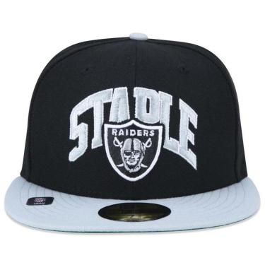 Imagem de BONÉ NEW ERA 5930 LAS VEGAS RAIDERS X STAPLE PRETO CINZA-Masculino
