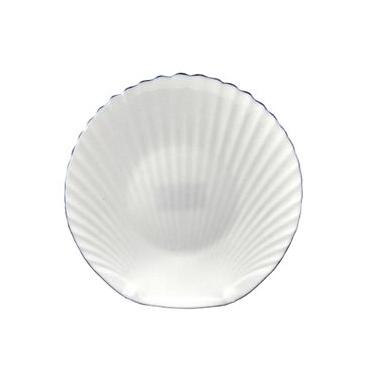 Imagem de Prato Fundo Telis Vidro Com Filado Azul 22,9Cm - Lhermitage Prato Fundo Teliz Vidro Com Filado Azul 22,9Cm - Lhermitage