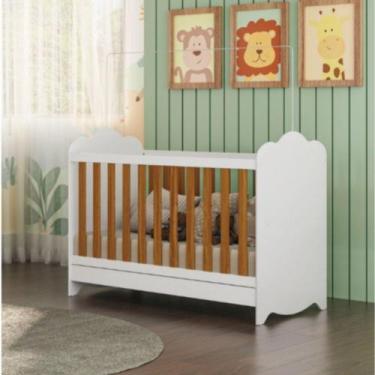 Imagem de Berço Americano Moveis Peroba Clara MDF mini cama
