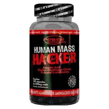 Imagem de HUMAN MASS HACKER 120 CAPSULAS - POWER SUPPLEMENTS (SEM SABOR)-Unissex
