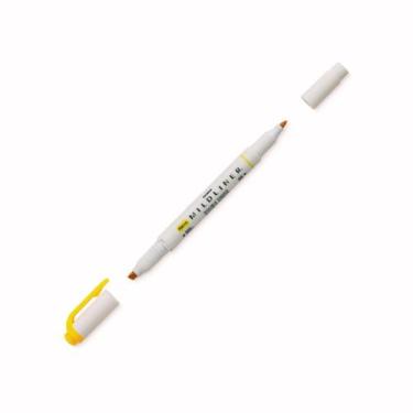 Imagem de Marca Texto Ponta Dupla Zebra Mildliner Ouro