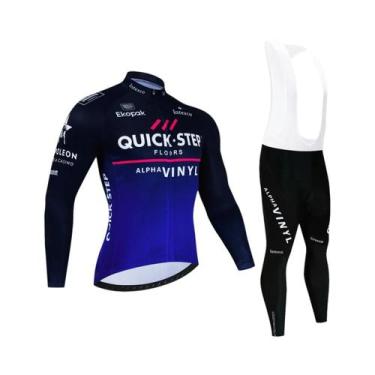 Imagem de Conjunto De Calças E Camisa Térmica De Ciclismo Masculino Para Inverno