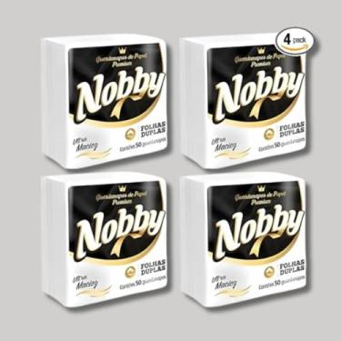 Imagem de Guardanapo de Papel com Folha Dupla Nobby Pequeno 200 Folhas Ultra Macio e Higiênico