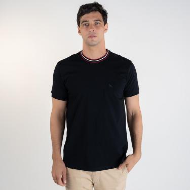 Imagem de Camiseta Acostamento Frisos Preta-Masculino