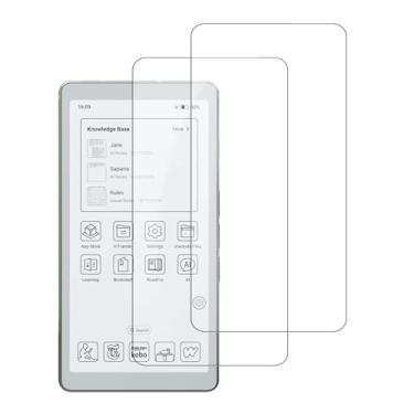 Imagem de NOUKAJU [Pacote com 2] Protetor de tela para leitor VIWOODS AiPaper, película protetora HD, dureza 6h, arranhões, anti-impressão digital, película protetora para VIWOODS AiPaper Reader 6,2 polegadas