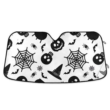 Imagem de Guarda-sol de carro de festa de Halloween, para-brisa de carro, acessórios de resfriamento de carro