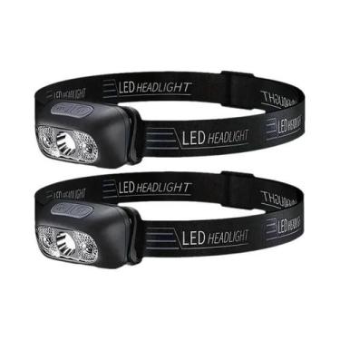 Imagem de Lanterna De Cabeça LED Portátil À Prova d'Água Com Sensor Para Pesca N