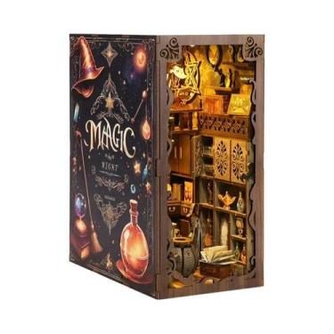 Imagem de Conjunto De Mini Casa De Bonecas De Madeira Quebra-Cabeça 3D DIY Kit D