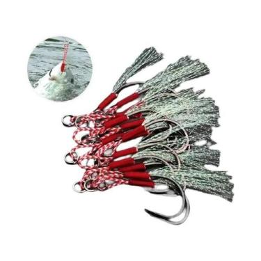 Imagem de Anzóis De Pesca Slow Jigging De Aço De Alto Carbono 20-100 Peças, Anzo