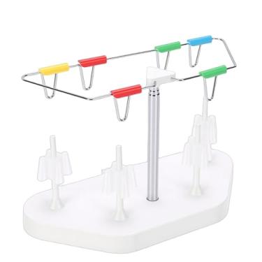 Imagem de Diydeg Suporte de Linha de 4 Carretéis, Suporte de Linha de Máquina de Costura Trapezoidal Multifuncional Com Altura Móvel Ajustável, para Serger 14HD854 S0100 HD0450S HD0400S SE017