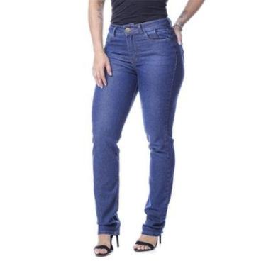 Imagem de Calça Jeans Fem. Vilejack Elastano Reta Cós Médio VFCJ3015-Feminino