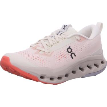 Imagem de On Tênis feminino Cloudsurfer Trail 2, Marfim/Salm. on, 8