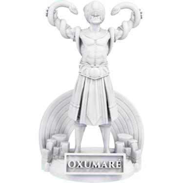 Imagem de Estátua Oxumarê Imagem Umbanda Candomblé Orixá (Cor Mármore)