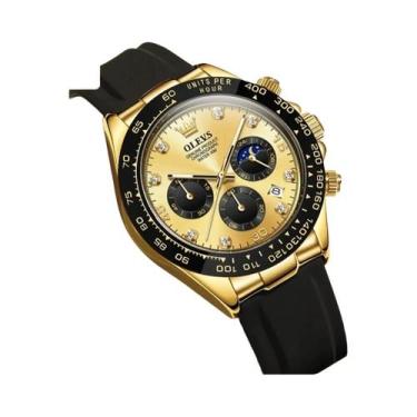 Imagem de Relógio Masculino À Prova D'Água Luminosa Cronógrafo Quartz OLEVS 2875