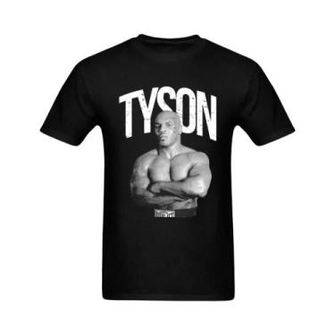 Imagem de Camiseta Masculina De Manga Curta Mike Tyson Boxing Champion Com Desig