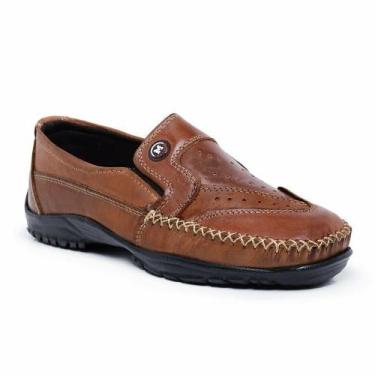 Imagem de Sapatilha Masculina Mocassim Linha Confort - FranBoots, Pinhão, 42