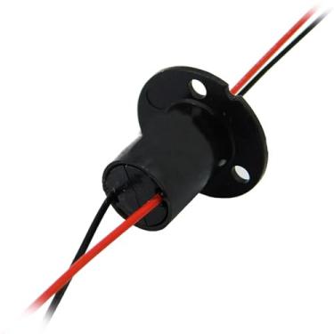 Imagem de 1 peça anel deslizante condutor de rotação ilimitada de 360° diâmetro externo 12,5 mm 2CH 5A anel coletor conector giratório de luz de palco de junção