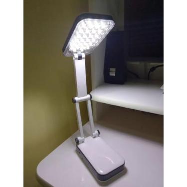 Imagem de Luminária Portátil De Mesa Dobrável Portátil 24 LED Recarregável 3 Tem