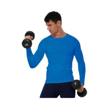 Imagem de Camiseta De Compressão De Manga Longa Para Corrida Masculina, Rápido S