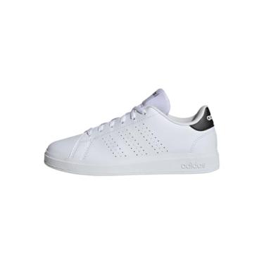 Imagem de adidas Tênis infantil unissex Advantage Base 2.0, Cloud White Cloud White Core Black, 5.5 UK