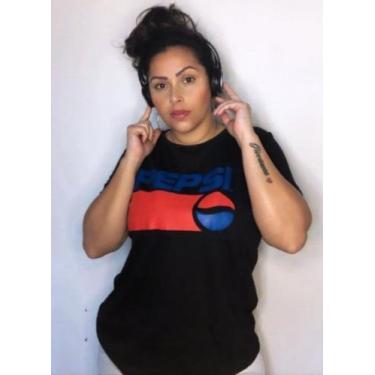 Imagem de Camiseta Pepsi Retrô, Preto, P