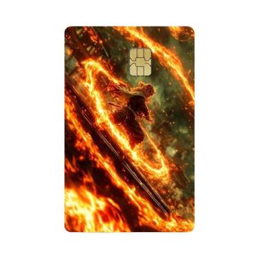 Imagem de Capa De Cartão De Crédito Em PVC Fosco HD Do Luffy Do Anime One Piece 