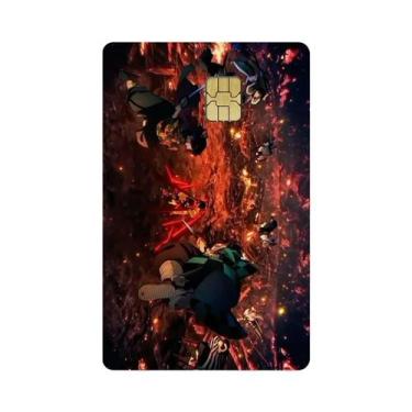 Imagem de Capa De Cartão De Crédito Em PVC Fosco HD Do Luffy Do Anime One Piece 