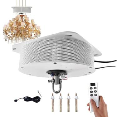 Imagem de CNAOHGHN Guincho EléTrico Para Lustres, Elevador Motorizado, Capacidade MáXima De Carga De 20 Kg/40 Kg/80 Kg, Curso De ElevaçãO De 5/6 M E Controle Remoto