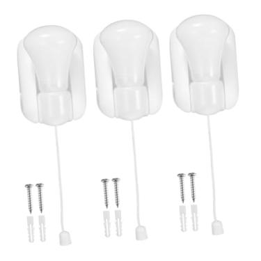 Imagem de ARTIBETTER Lâmpada portátil de 3 peças para barraca de acampamento operada por bateria para uso externo em corredores, porões e interrupções de energia